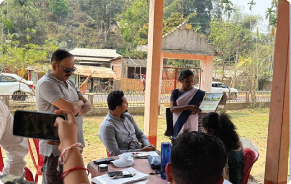 Field Camp in collaboration with the Cachar Cancer Hospital and Research Centre in Dholai Block, Silchar.